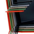 GALANT – Chaise en métal monocoque résistante et design épuré pour intérieur et extérieur (3)