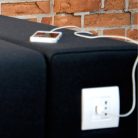 HIGH-TECH - Fauteuil design – Siège contract avec hub USB pour espaces d’attente et bureaux modernes (1)