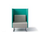 HIGH-TECH - Fauteuil design – Siège contract avec hub USB pour espaces d’attente et bureaux modernes (2)