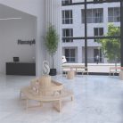 HÜGAWOOD – Banquette modulaire en bois pour salles d’attente, halls et espaces publics (19)