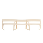 HÜGAWOOD – Banquette modulaire en bois pour salles d’attente, halls et espaces publics (4)