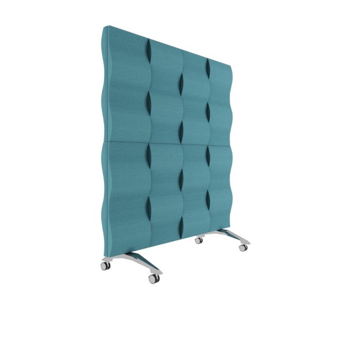 HUSH - Cloison acoustique mobile en bio-composite pour bureaux écologiques (3) HUSH - Cloison acoustique mobile en bio-composite pour bureaux écologiques (3)