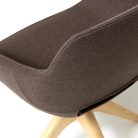 JAKARTA – Fauteuil visiteur avec accoudoirs arrondis pour aéroports & espaces professionnels raffinés (7)