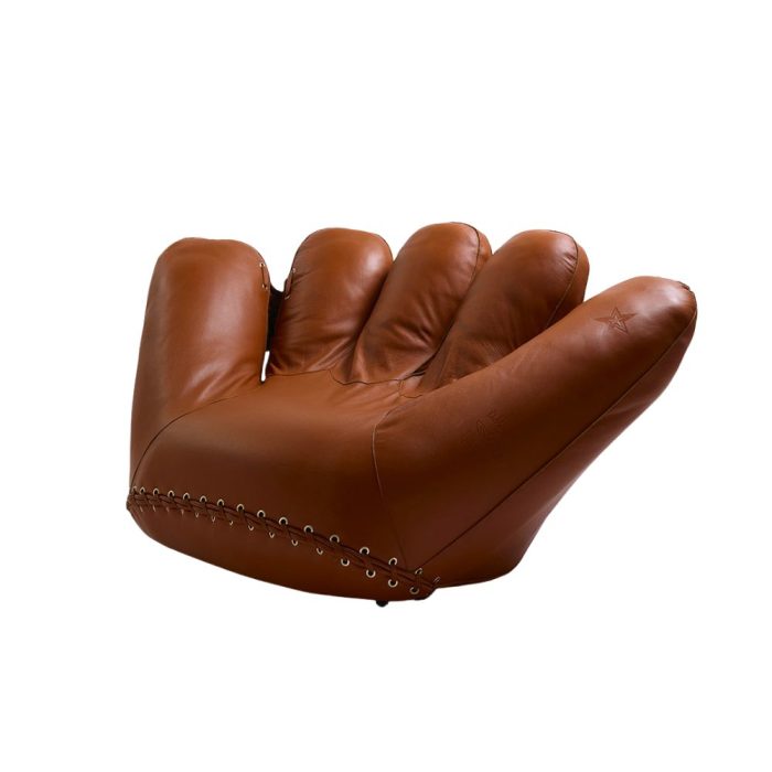 JOE – Fauteuil sculptural en cuir pour halls d’hôtel, galeries et espaces d’attente créatifs (10)