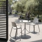 LAGOS – Chaise et tabouret outdoor en polypropylène pour restauration ou terrasse professionnelle (1)