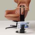 Le 1970 – Table basse ou table de service design en frêne massif ou HPL avec rangement intégré (5)