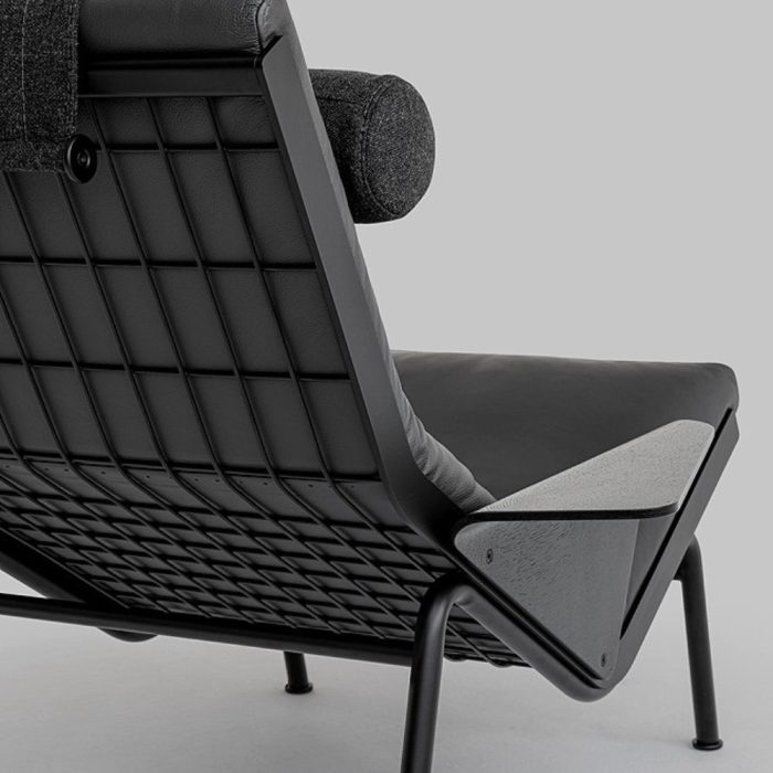 MORRISSON – fauteuil design alliant structure métallique apparente et confort enveloppant (5)