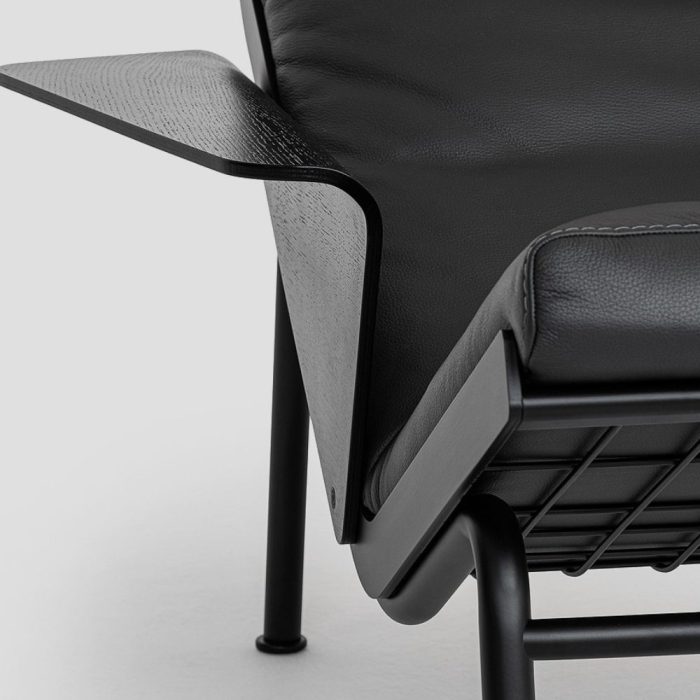 MORRISSON – fauteuil design alliant structure métallique apparente et confort enveloppant (8)