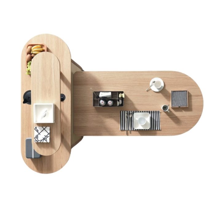 Meuble table bureau rangement bois espace collaboratif professionnel