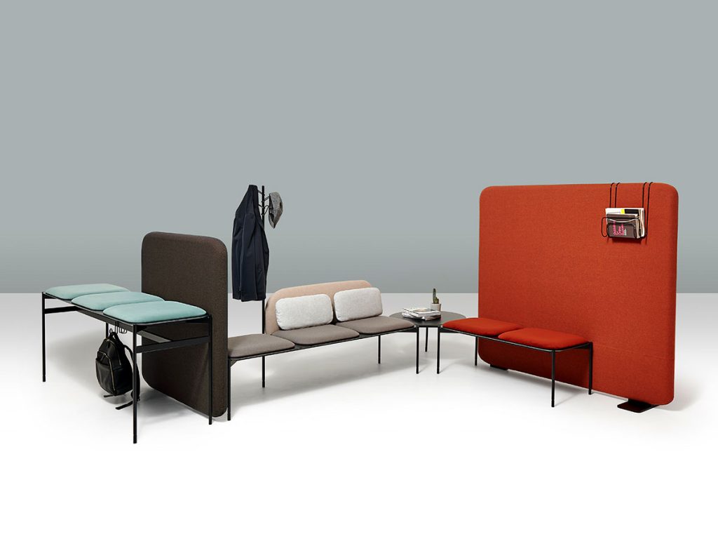 OFFICE/SOFAIR – Système modulaire pour salles d’attente visiteur, espaces bureau et lieux publics