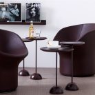 PAUL – Table haute ou basse avec poignée ludique pour espaces lounge et cafétérias (80)