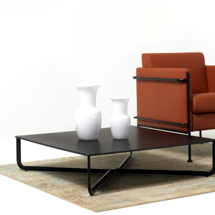 PIXEL – Table basse en croix design pour salle d’attente, lounge ou accueil (3)