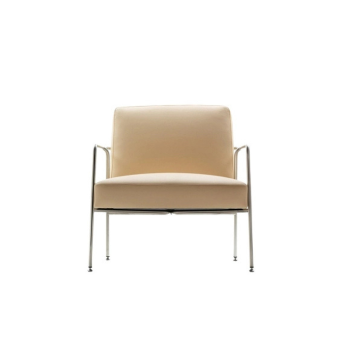 REDMOND – Fauteuil et sofa en acier inoxydable, design adaptable pour espaces de réception et détente (1)