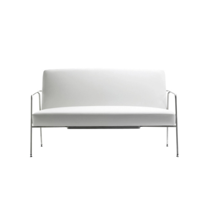 REDMOND – Fauteuil et sofa en acier inoxydable, design adaptable pour espaces de réception et détente (13)