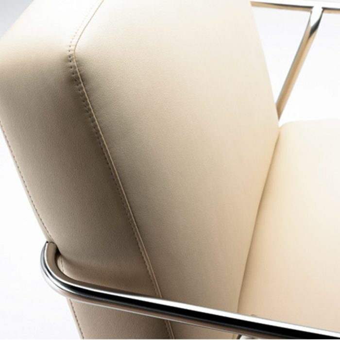 REDMOND – Fauteuil et sofa en acier inoxydable, design adaptable pour espaces de réception et détente (3)