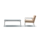 REDMOND – Fauteuil et sofa en acier inoxydable, design adaptable pour espaces de réception et détente (4)