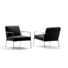 REDMOND – Fauteuil et sofa en acier inoxydable, design adaptable pour espaces de réception et détente (6)