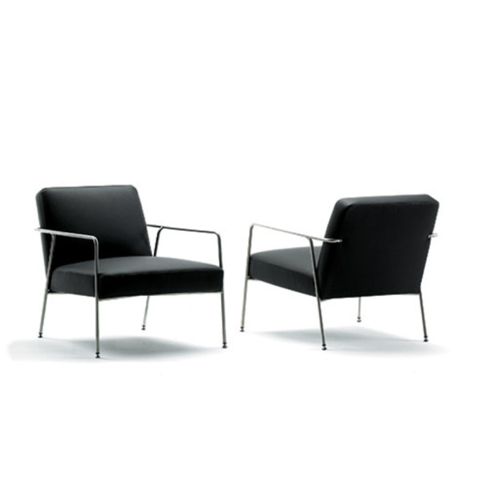 REDMOND – Fauteuil et sofa en acier inoxydable, design adaptable pour espaces de réception et détente (6)