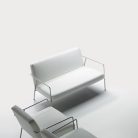 REDMOND – Fauteuil et sofa en acier inoxydable, design adaptable pour espaces de réception et détente (9)
