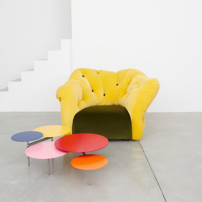 SNAKE – Table basse design modulaire et organique signé Gaetano Pesce (4)