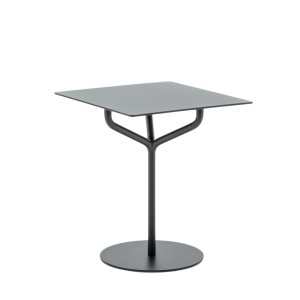 STAN – Table de bar colorée plateau mélamine - H73cm et H105cm