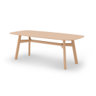Table bois massif plateau design affine interieur salle attente accueil espace professionnel