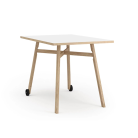 Table mobile modulable collaboration agile bureau espace travail interieur salle reunion professionnel