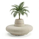 sumo banqueltte ronde avec palmier