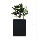 SÉPARATEURS LYRATA – Bacs Fiberstone rectangulaires noirs ou blancs, tailles moyennes et grandes pour séparation d’espaces (3)
