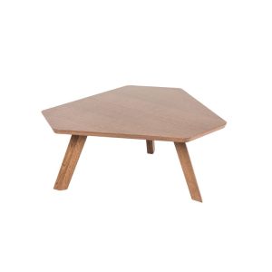 STONE CLAPP – Table basse et table d'appoint en bois massif scandinave - Piètement chêne et plateau plaqué chêne
