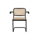 Chaise BOTTROP Orme Rotin Noir Design Horec Loft (3)