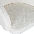 Chaise FAUSKE Metal Tissu PE Teddy Blanc Professionnelle Bureaux Cafes Accueil (4)