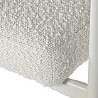 Chaise MOERS Metal Tissu Boucle Polyester Blanc Design Scandi (1)