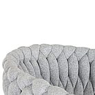 Chaise SIEGEN Polyester Tresse Gris Metal Design Interieur (6)