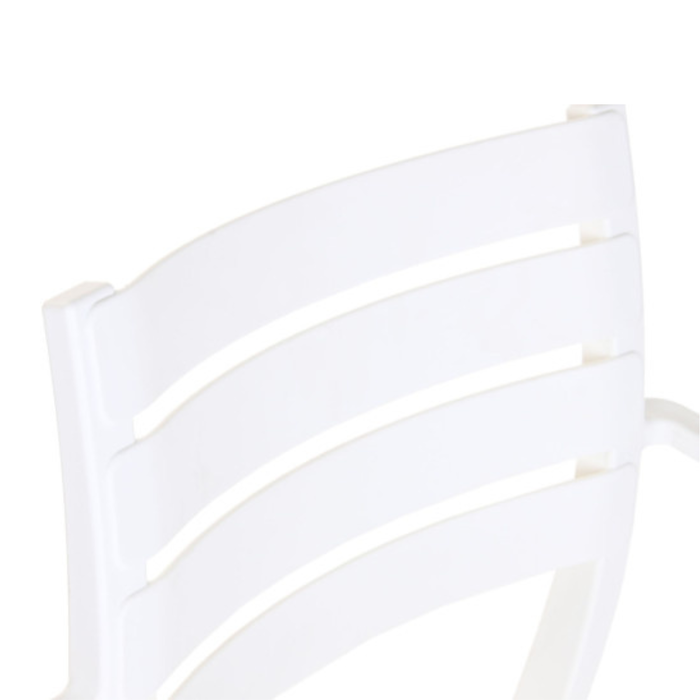 Chaise STAVERN PP Recycle Blanc Professionnelle HORECA Terrasses Exterieur (1)