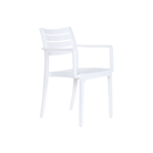 Chaise STAVERN PP Recycle Blanc Professionnelle HORECA Terrasses Exterieur (2)