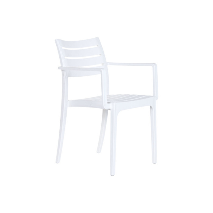 Chaise STAVERN PP Recycle Blanc Professionnelle HORECA Terrasses Exterieur (2)