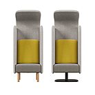 Fauteuil acoustique BUD pour bureau avec parois absorbantes pour isolation sonore en open space et zones de concentration