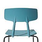 Chaise DITTO empilable en polypropylène avec structure métallique pour espaces professionnels, restaurants et collectivités
