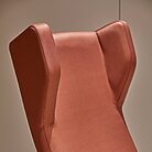 Fauteuil lounge HUDSON en métal robuste avec accoudoirs en bois pour EHPAD et espaces à usage intensif