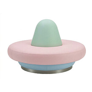 BABY SUMO - Banquette ronde circulaire pour l'agencement des espaces pour enfant H32 cm D120 cm(1)