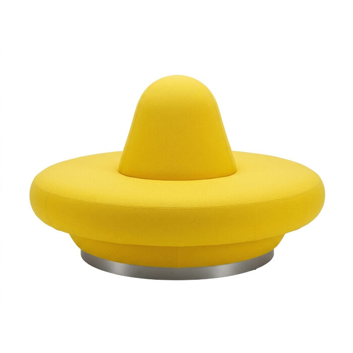 Banquette jaune ronde espace pour enfants(1) Banquette jaune ronde espace pour enfants(1)