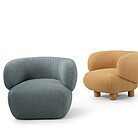 Fauteuils aux formes arrondies pacha