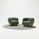 Fauteuil PACHAMANA – 90 × 62 cm, avec ou sans pieds
